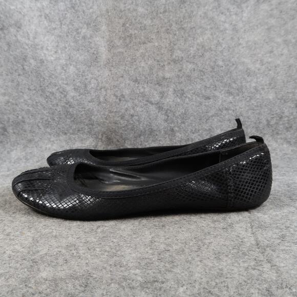 Gap Shoes Womens 10 Ballet Flats Skimmer Slip On Round Cap Toe Black Casual - Picture 5 of 12